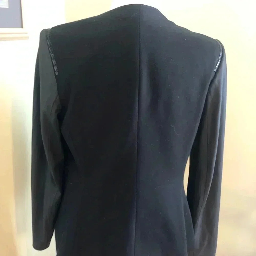 Theory blazer leather sleeves - Picture 4 of 8